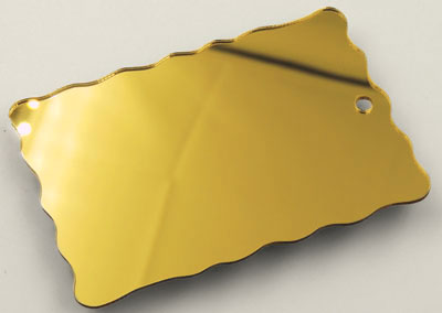 zrcalen pleksi - gold