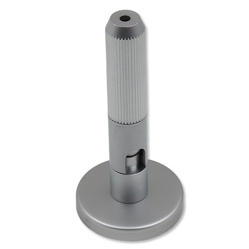 Design element za pritrjevanje vrvi na steno/strop/tla z vzmetjo D-WCF-SP - pogled od spredaj.