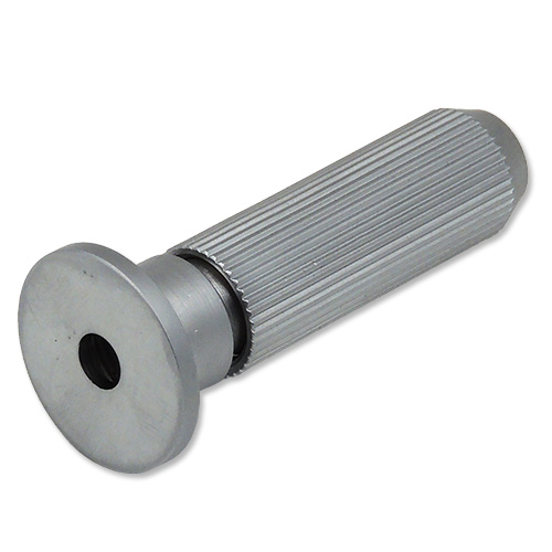 Design element za pritrjevanje vrvi na strop/tla z vzmetjo D-CF-SP - pogled od spodaj.
