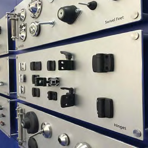 SS Lock serija (Inox) - ploska kapica - primer pritrditve kontrolnih plošč.