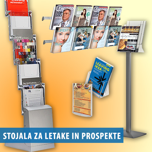 Stojala za letake in prospekte