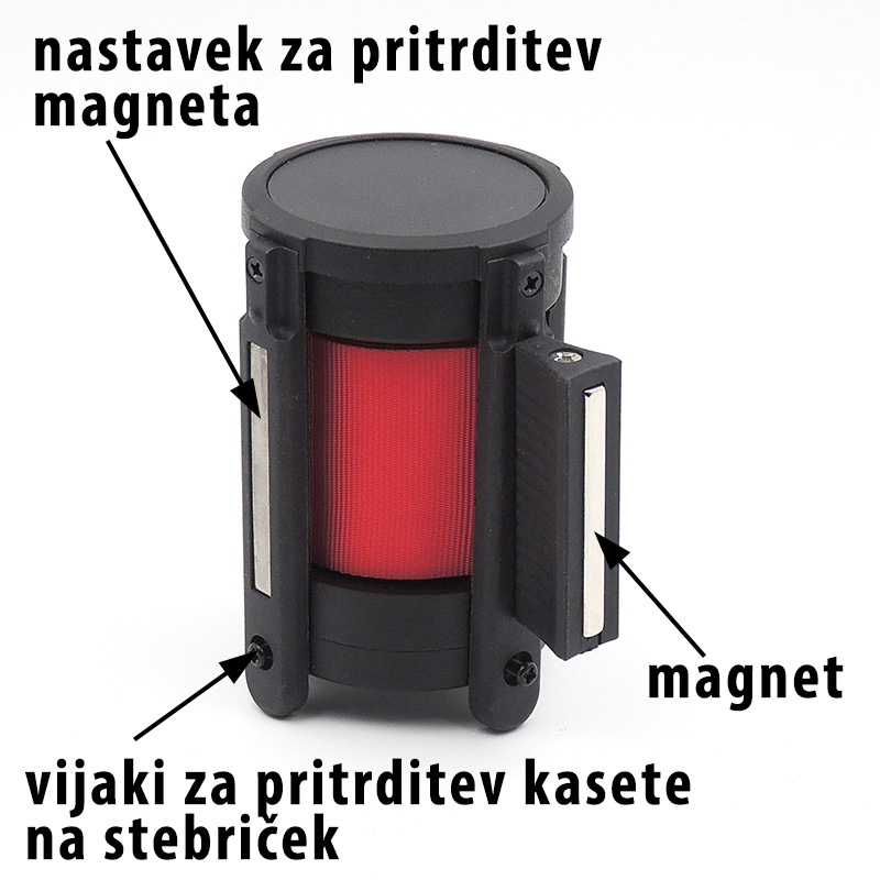 Dodatna kaseta za stebriček z izvlečnim trakom (antipaninc) - opis