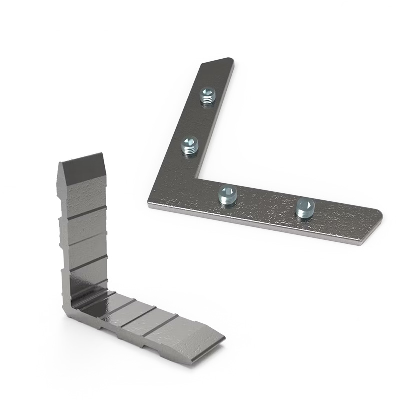 Set kotnikov za aluminijaste profile za okvirjanje Eurotrim (138203)
