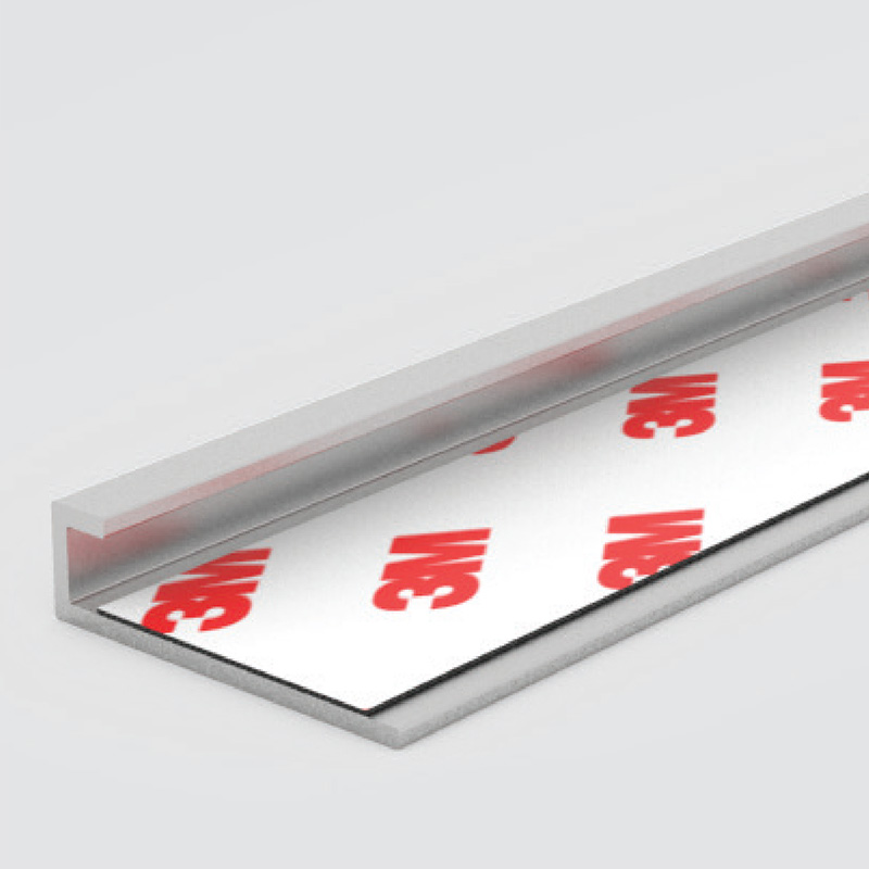 Aluminijasti robni profili (134202) - Robni alu J profil 4 mm