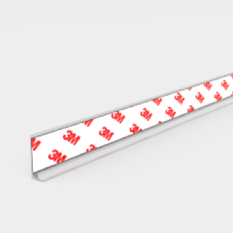 Aluminijasti robni profili (134208) - Robni alu J profil ukrivljen 4 mm