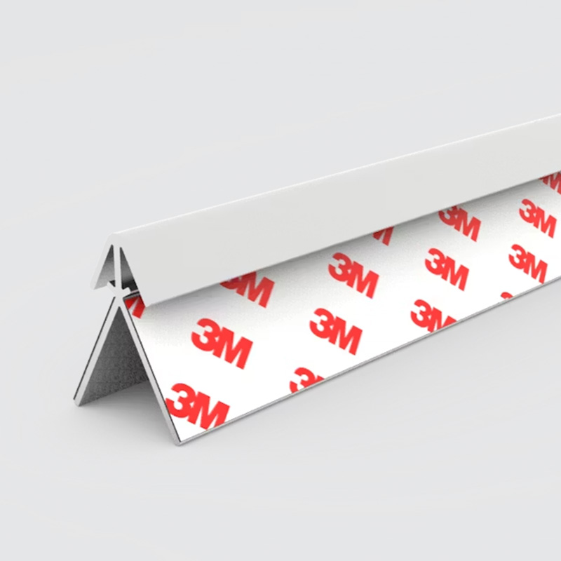 Aluminijasti robni profili (134229) - Kotni zunanji Triangle 60° alu profil 4 mm
