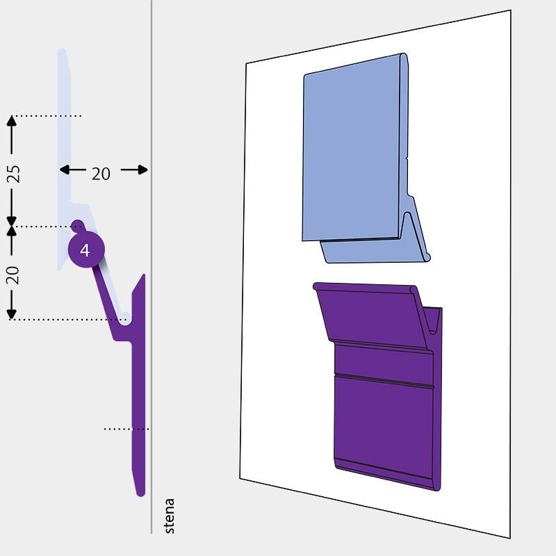 Montažni sistemi - Montažni profil eloksiran (130295) - dimenzije