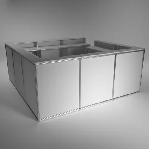 Octanorm - kot primer oblikovaja različnih oblik pultov