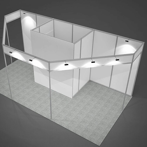 Octanorm - kot primer možne postavitve razstavnega prostora