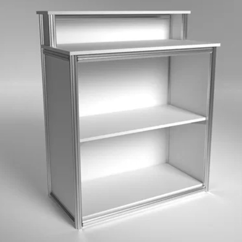 Octanorm - kot primer razstavnega pulta v več nivojih