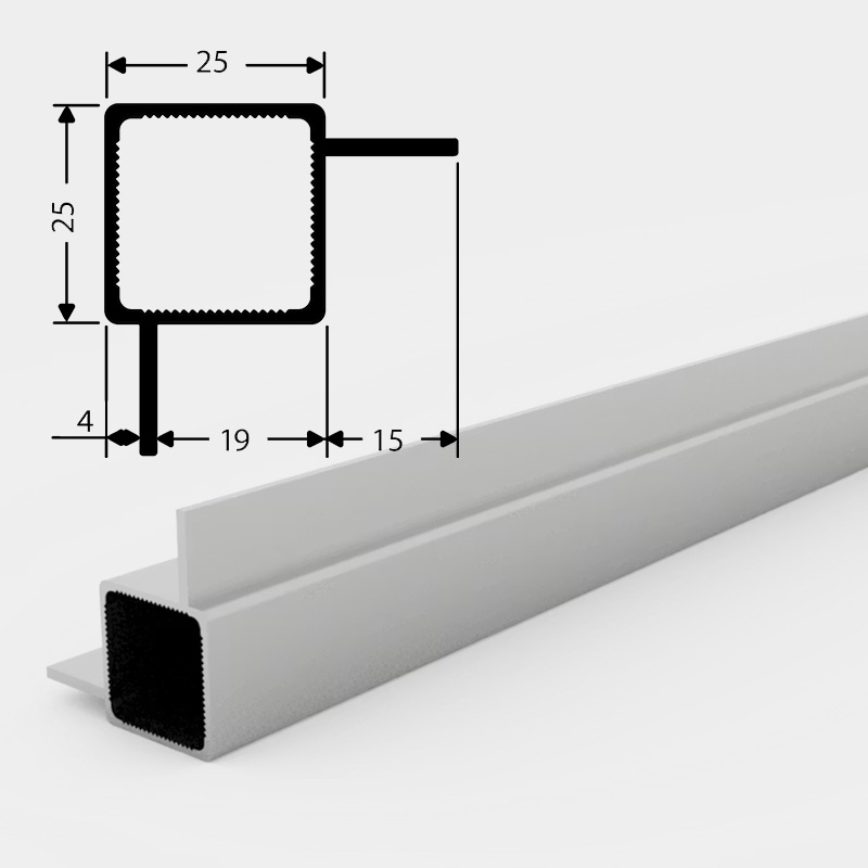SquareFix profili - visoki kot (167013/16034)