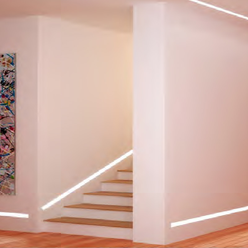 Alu LED profili BAPL009 - primer uporabe