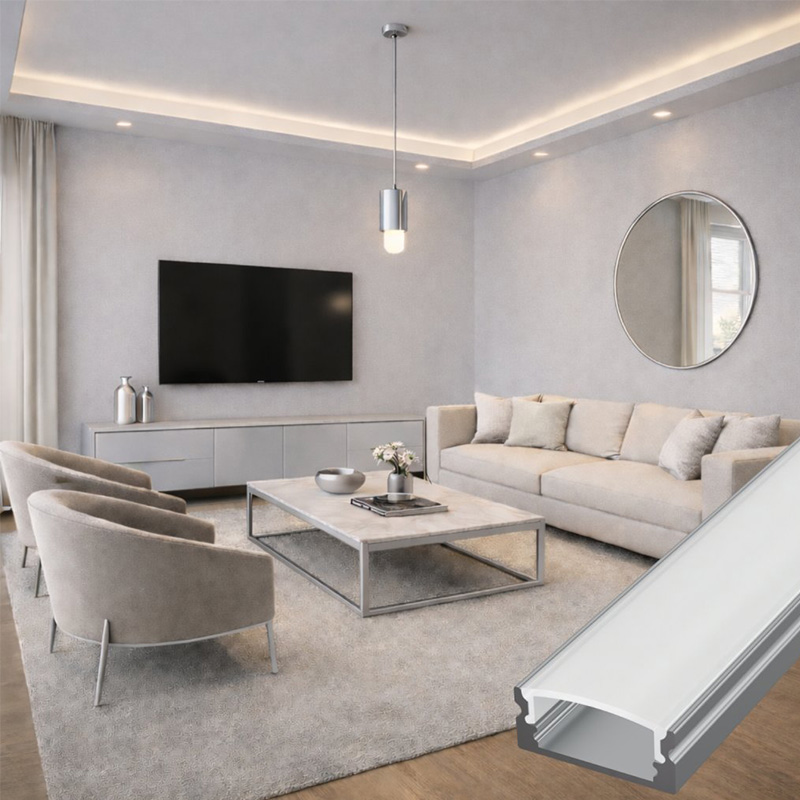 Alu LED profili LP02 - primer uporabe