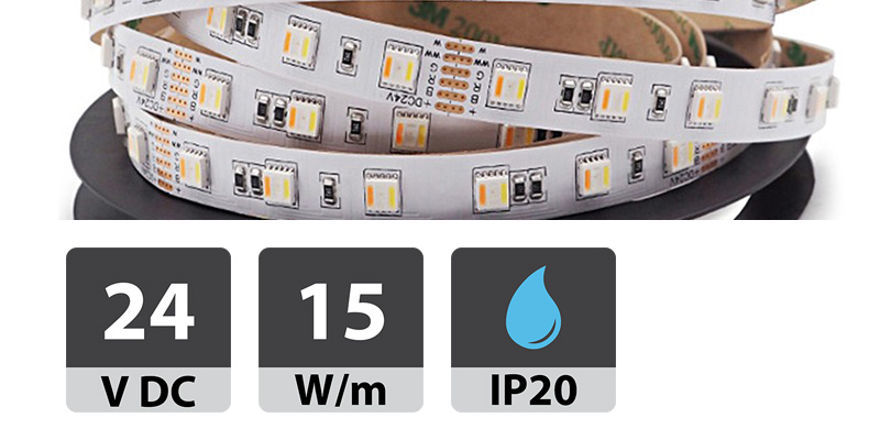 LED trak KD-5050 NWP-60-RGB+WW+W