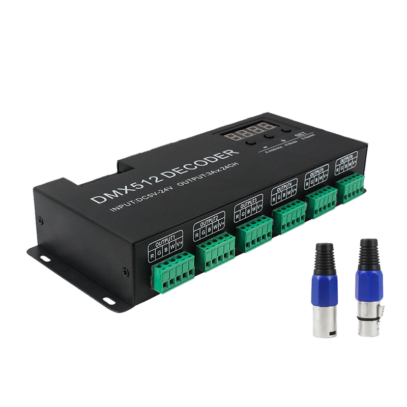DMX 24 kanalni (RGBW) dekoder