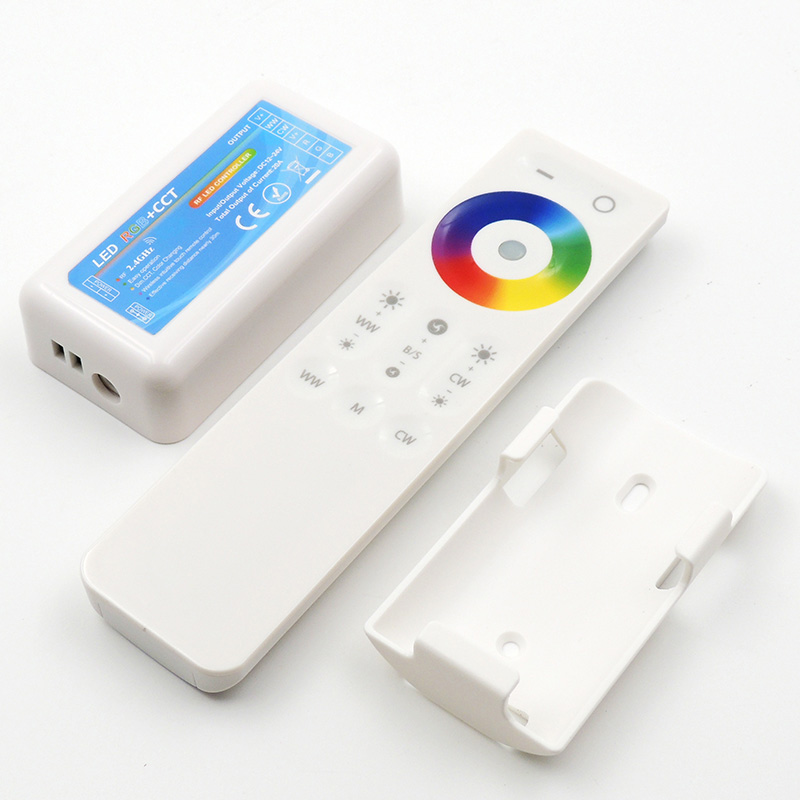 JL08-CTRC5 LED kontroler z daljinskim upravljalnikom RGB+CCT 12-24V