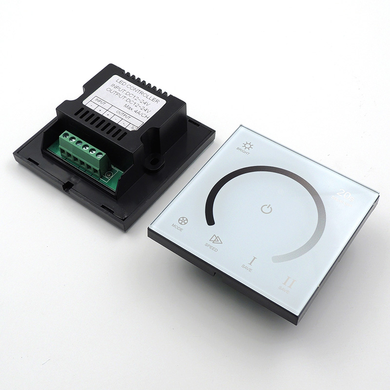 JL10-WC1 Stenski LED kontroler enobarvni 12-24 V dimmer - stikalo