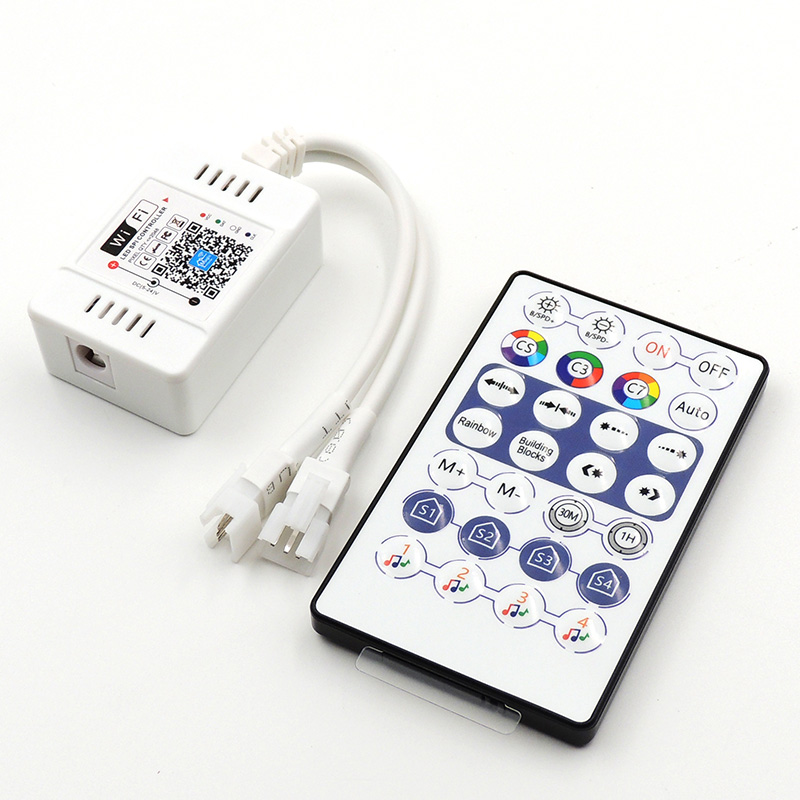 JL75-WFRC-D Digital RGB kontroler WiFi + daljinski upravljalnik 2048pixel 5-24 V