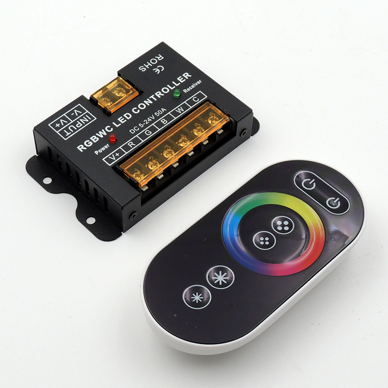 JL82 sinhroniziran RGB+CCT kontroler + daljinski upravljalnik 12-24 V