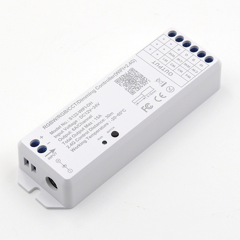 JL90A-CT4 LED RGBW WiFi kontroler multichannel-univerzalni večkanalni 12-24 V