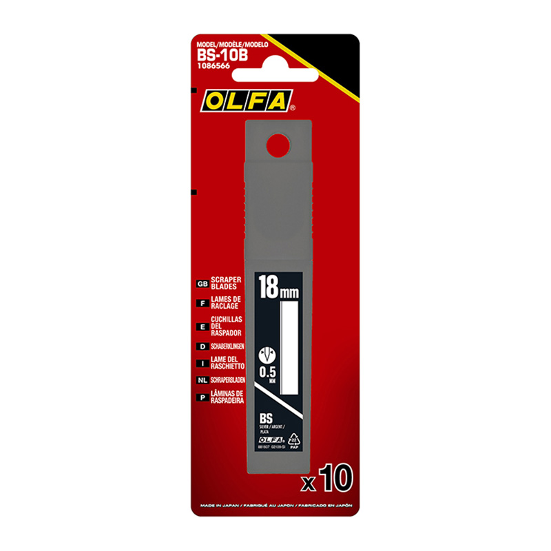 Strgala - 120-BS-10B Dual Edge rezila, z ostrim in grobim robom, debeline 0.5mm, za XSR strgala