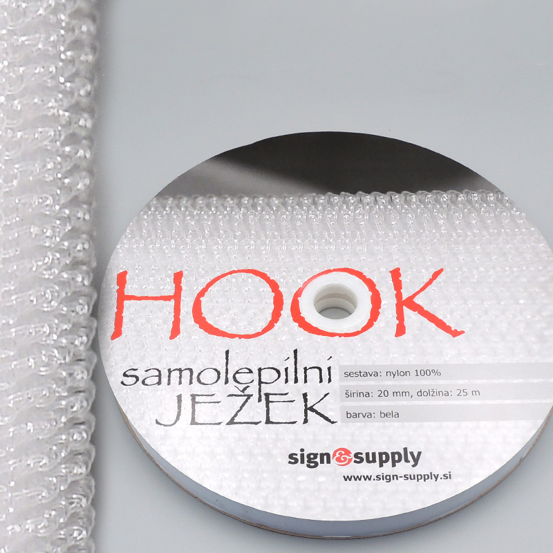 Sign samolepilni tekstilni ježek HOOK