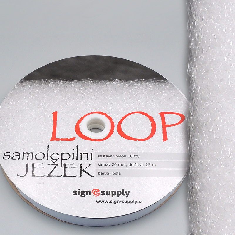 Sign samolepilni tekstilni ježek LOOP